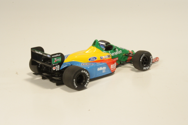 Benetton B188, First F1 Test Silverstone 1990, M.Häkkinen, no.19